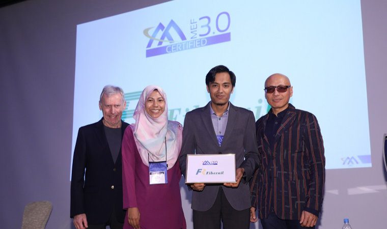 Fiberail Sdn Bhd (FSB) strengthened its position as a carrier’s carrier in Malaysia when the Company became amongst the first telecommunication companies in Malaysia and the sixth in the world to achieve the Metro Ethernet Forum (MEF) 3.0 certification.  